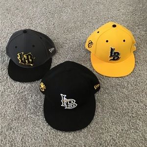 New Era Cal State Long Beach snap back caps